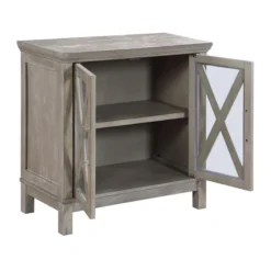 Rowan 2-Drawer Grey Cabinet -Accent Aura Furniture Store rowan 2 drawer grey cabinet 2