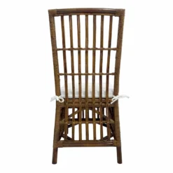 Set Of 2 Honeybloom Cade Brown Rattan Box Chair -Accent Aura Furniture Store set of 2 honeybloom cade brown rattan box chair 4