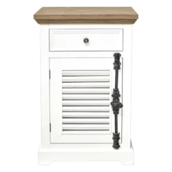 Sharon White Accent Cabinet -Accent Aura Furniture Store sharon white accent cabinet 1