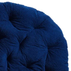 Sherpa Papasan, Navy Blue -Accent Aura Furniture Store sherpa papasan navy blue 2