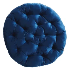 Sherpa Papasan, Navy Blue -Accent Aura Furniture Store sherpa papasan navy blue 3