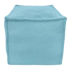 Sherpa Pouf, Sky Blue