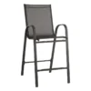 Stackable Black Sling Patio Barstool