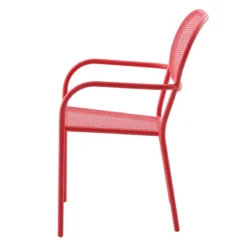 Sunny Club Coral Mesh Steel Outdoor Chair -Accent Aura Furniture Store sunny club coral mesh steel outdoor chair 2