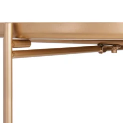 Tate Tray Side Table, Gold -Accent Aura Furniture Store tate tray side table gold 3