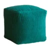 Teal Ripple Pouf