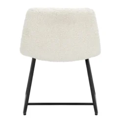 Tiny Dreamers Drake Kids Chair, White Sherpa -Accent Aura Furniture Store tiny dreamers drake kids chair white sherpa 4