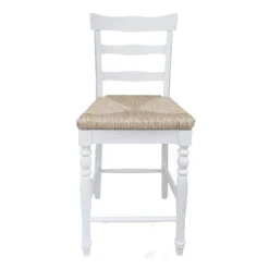 Tobi Natural Woven Seat Counter Stool