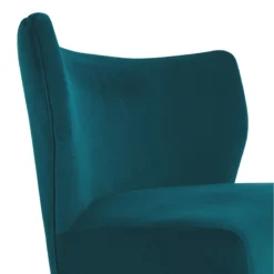 Tracey Boyd Beckett Teal Velvet Chair -Accent Aura Furniture Store tracey boyd beckett teal velvet chair 3