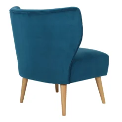 Tracey Boyd Beckett Teal Velvet Chair -Accent Aura Furniture Store tracey boyd beckett teal velvet chair 4