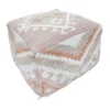 Tracey Boyd Woven Kilim Pouf, 20x13