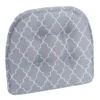 Trellis Grey Gripper Chair Pad Non Skid Material