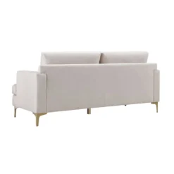 Tribeca Ivory Upholstered Sofa -Accent Aura Furniture Store tribeca ivory upholstered sofa 2