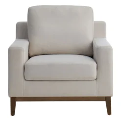 Ty Pennington Knox Upholstered Wooden Accent Chair -Accent Aura Furniture Store ty pennington knox upholstered wooden accent chair 2