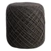 Ty Pennington Reid Twisted Ottoman, Wool Grey