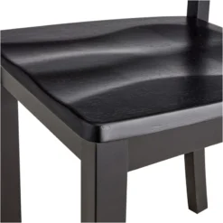 Uptown 5-Piece Dining Set, Black -Accent Aura Furniture Store uptown 5 piece dining set black 3