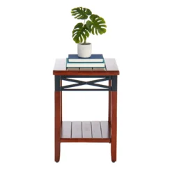 Wesley Brown Accent Table -Accent Aura Furniture Store wesley brown accent table 1
