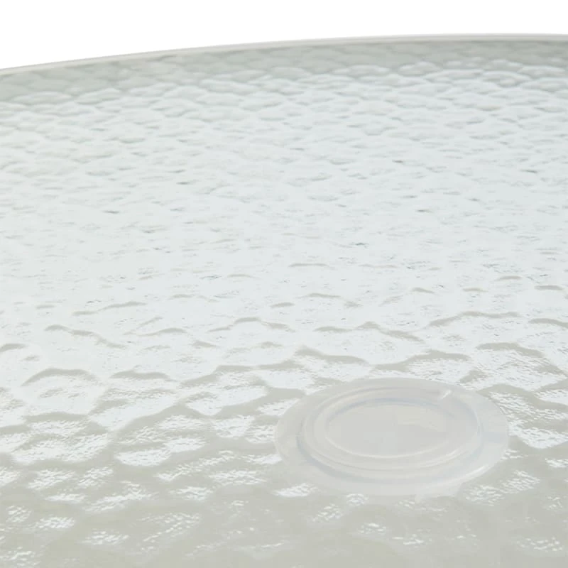 White Steel Round Table, 42" 3 White Steel Round Table, 42" - Image 3