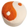 Yin Yang Sherpa Pouf, Cream